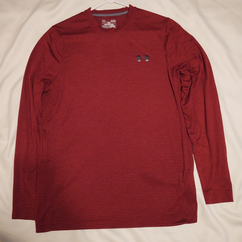 UNDER ARMOUR COLDGEAR Loose Mens Maroon Shirt